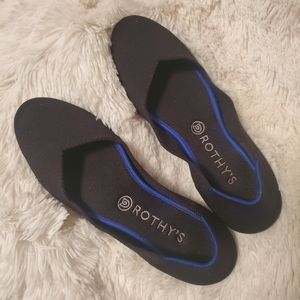 Rothy's Black Size 10 Solid Black Flats